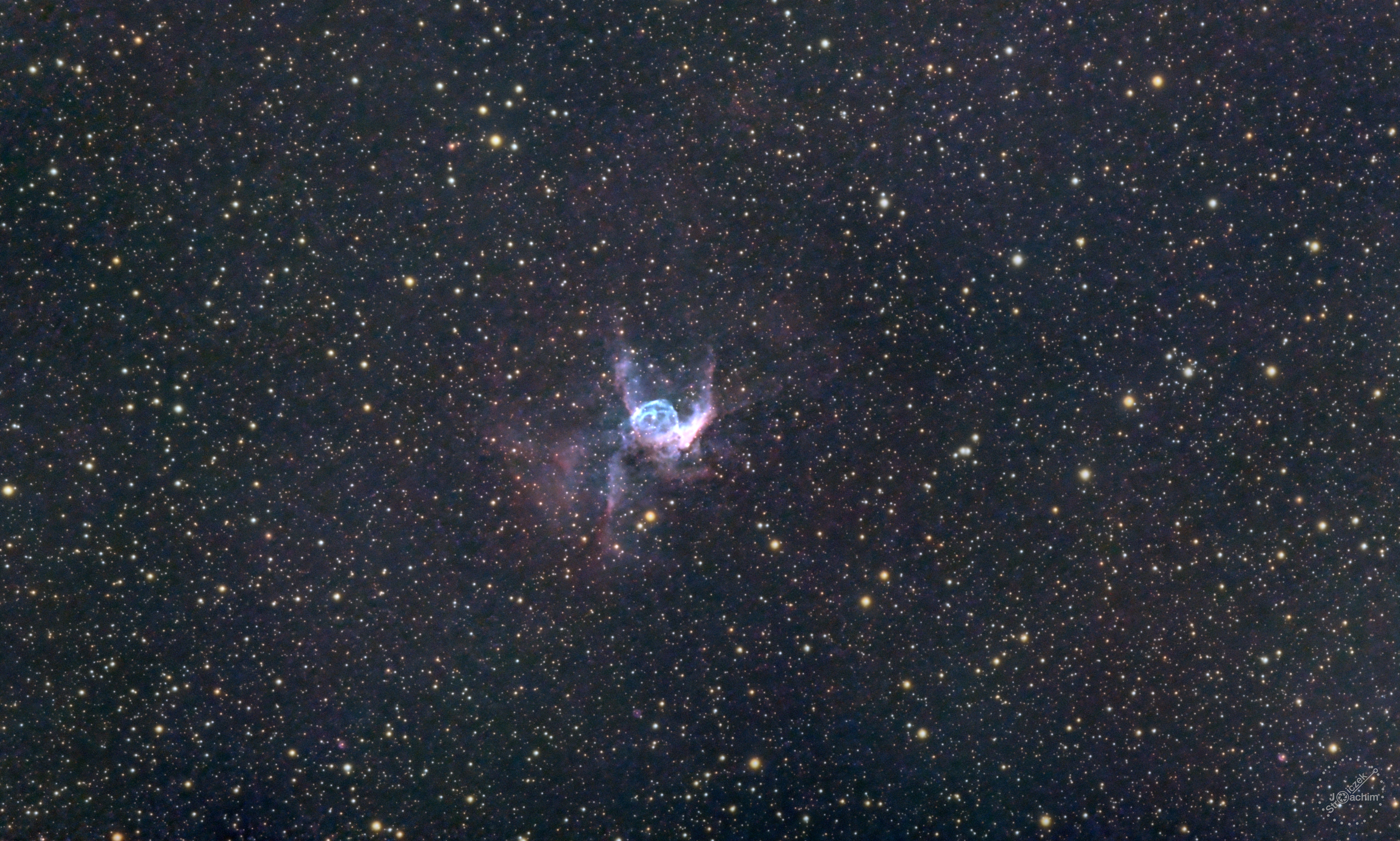 NGC 2359 Thor’s Helm | 14.2.2023 | ASI485 | Evoguide |  26x180s +  21*300s Dual-Narrow-Filter (3 Std.)