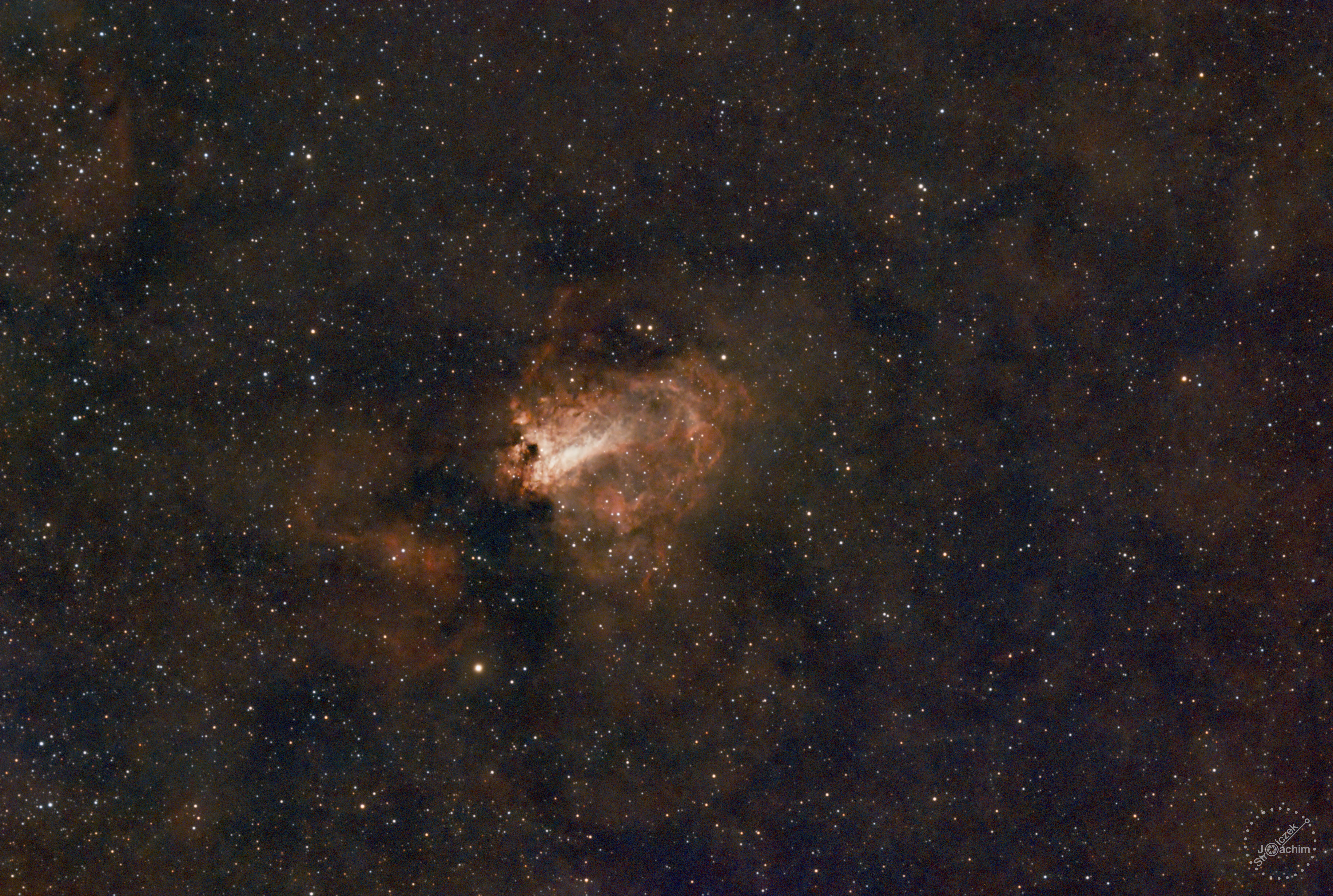 M 17 Omega-Nebel | 17.6.2021 | ASI183 | Sharpstar 76 | 14x180s