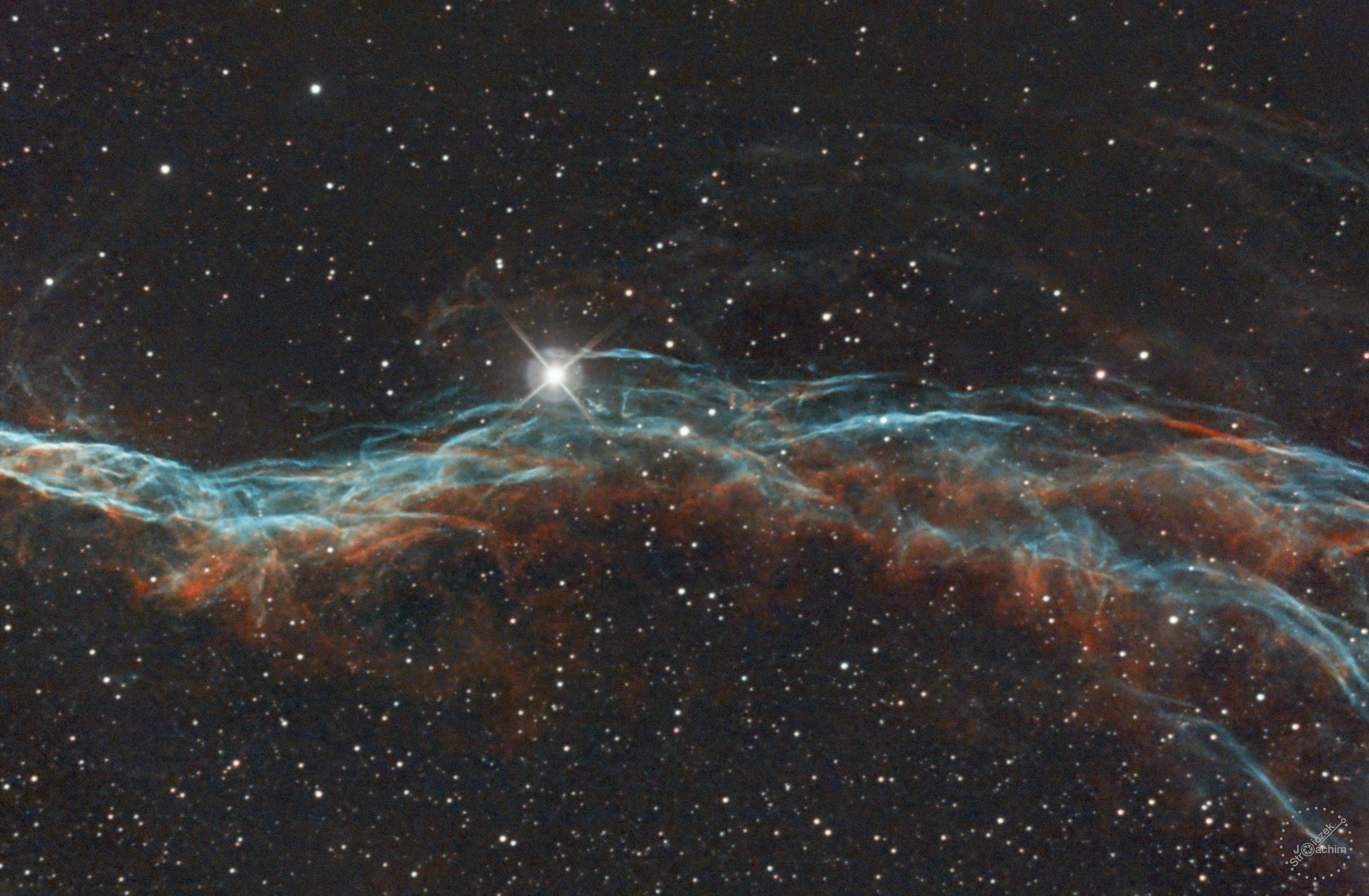 Cirrus-Nebel (52 Cyg) | 24.8.2021 | ASI183 | Celestron C8N |  23x300s
