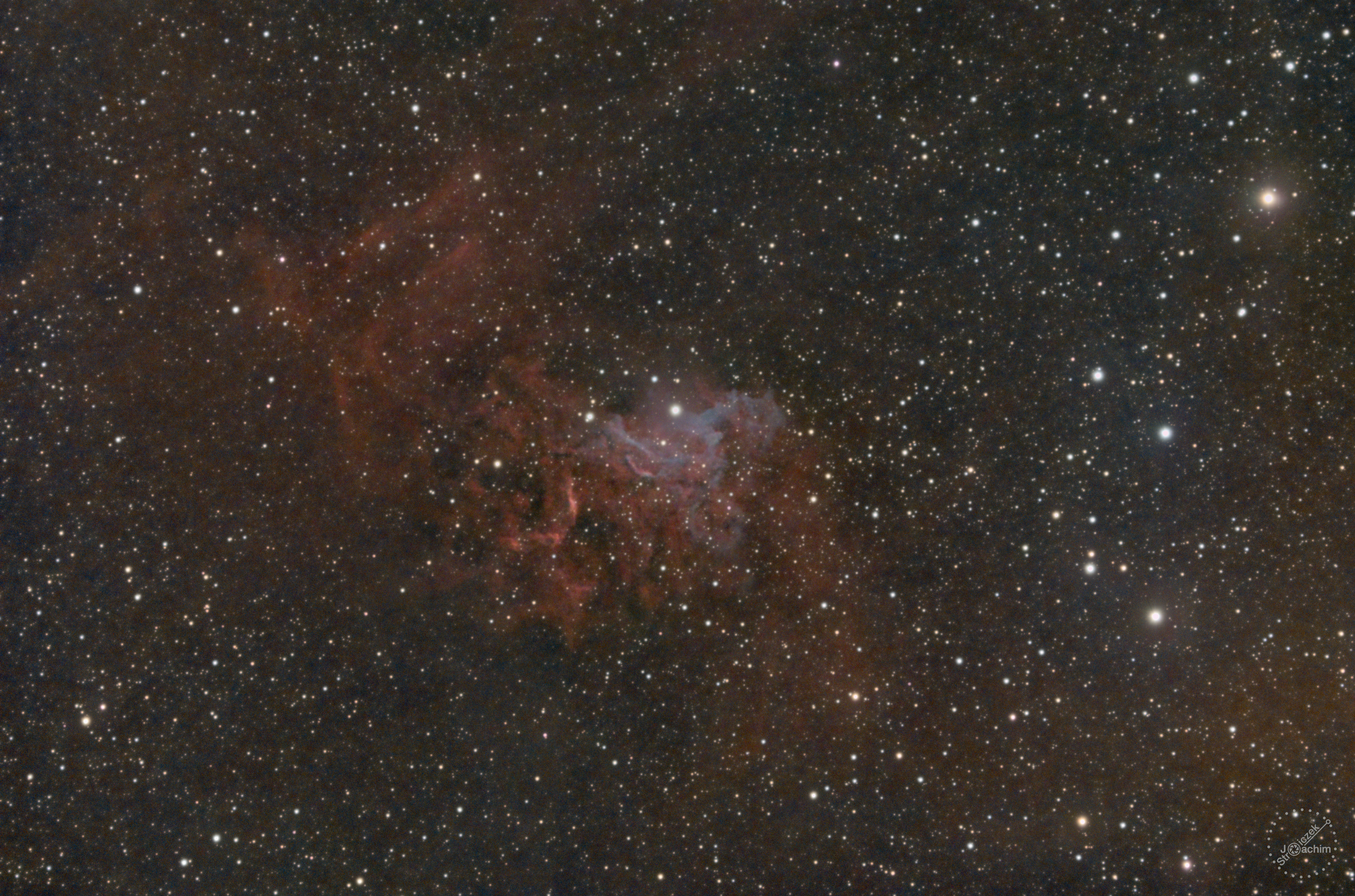 IC 405 Flaming Star Nebular | 4.3.2022 | ASI183 | Sharpstar 76 | 116x120s  (4 Std.)
