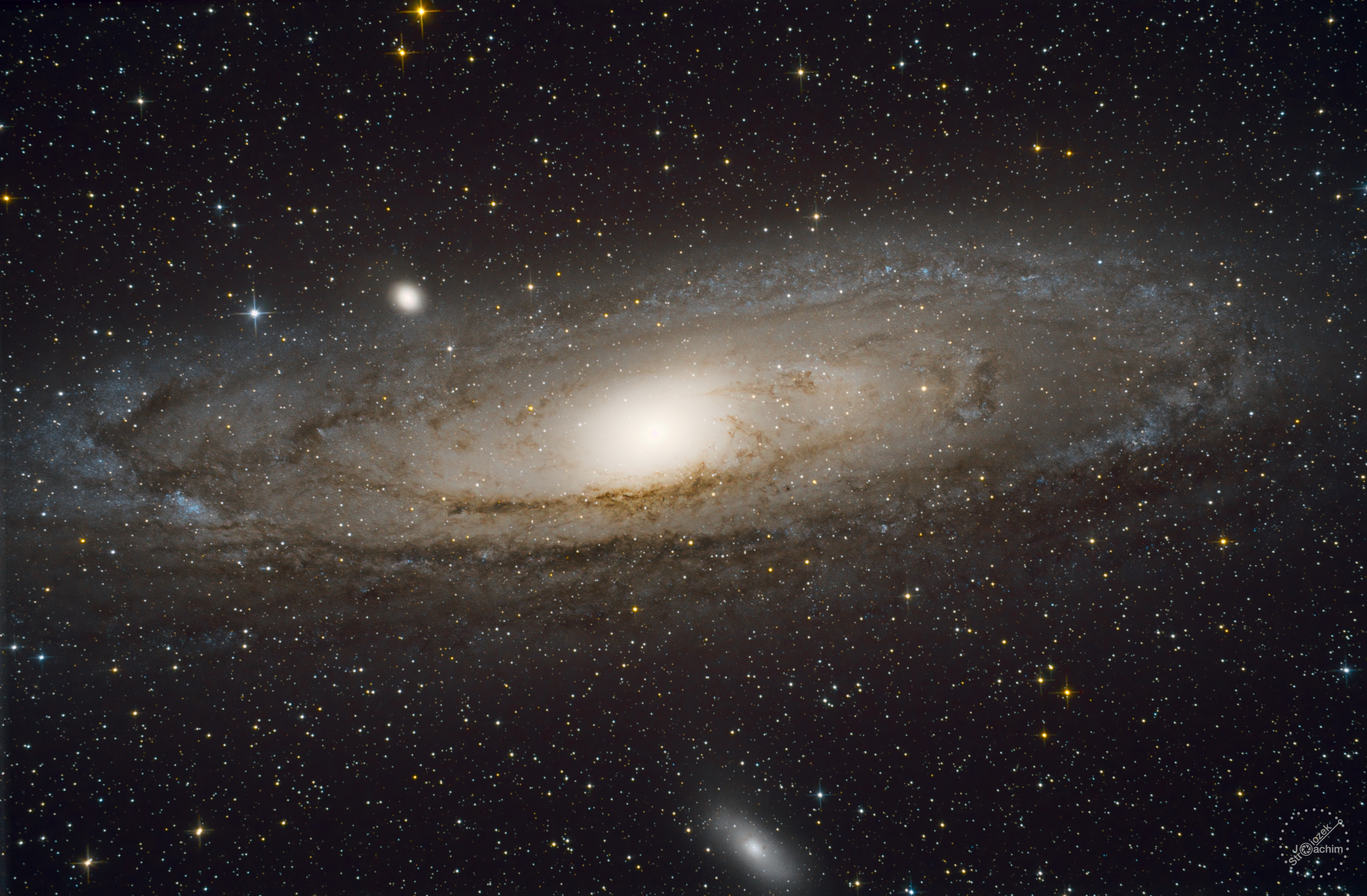 M 31 Andromeda Galaxie | 7.10.2021 | Canon 6D | Celestron C8N | 90x300s ISO1000