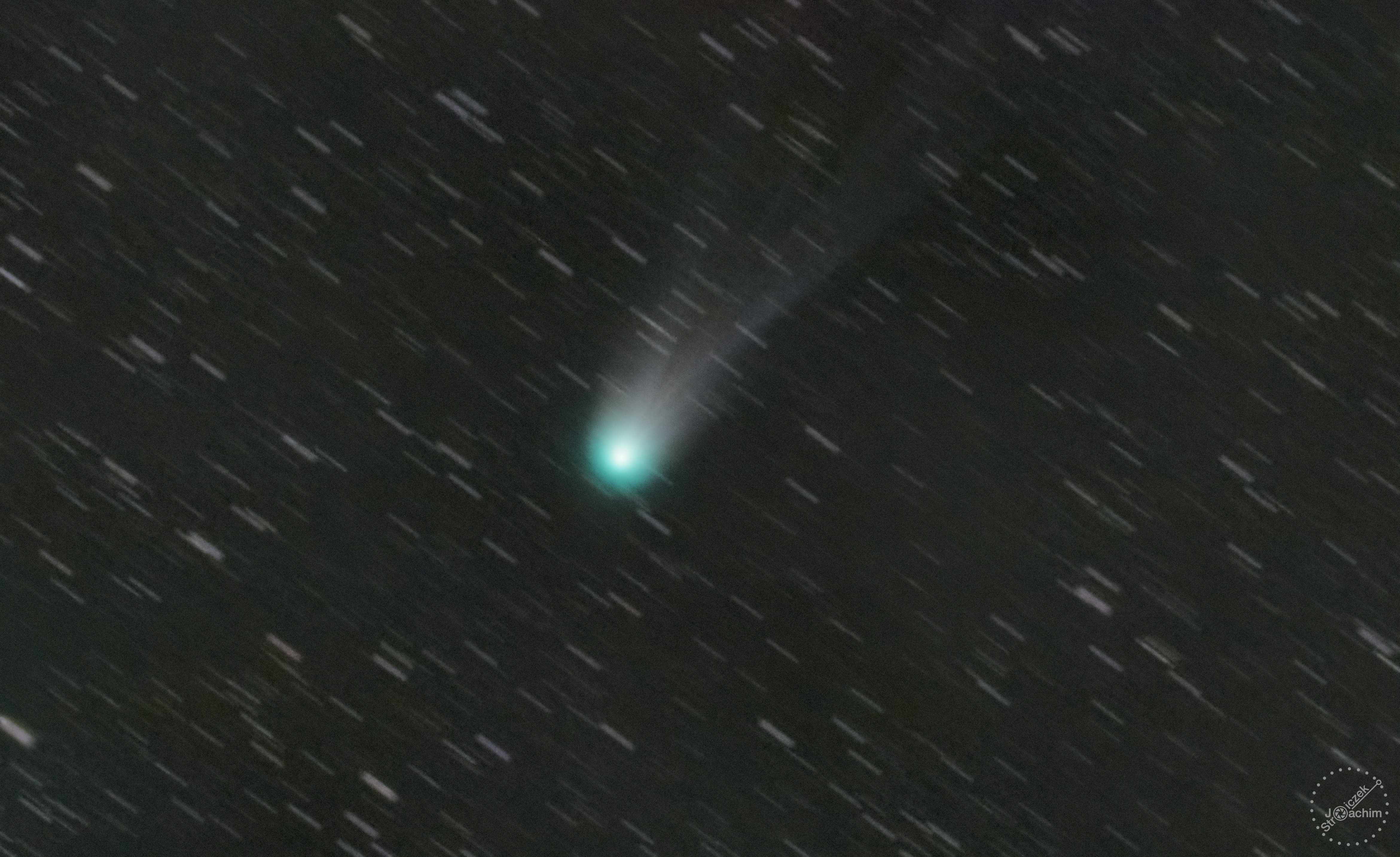 Komet 12P/Pons-Brooks | 8.3.2024 | ASI183MC | Sharpstar 76 | 70x30 RGB (35 Min.)