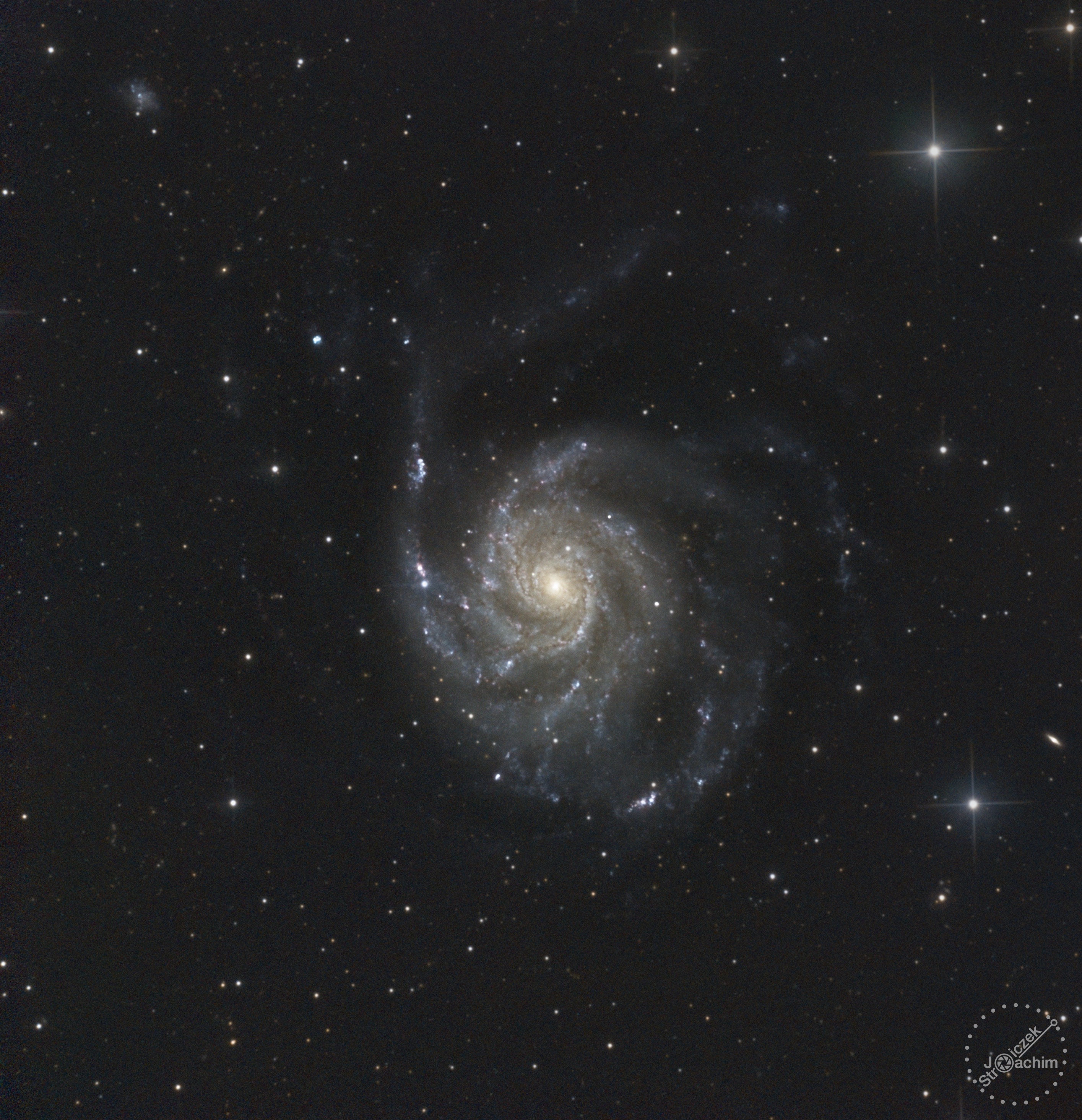 M 101+ SN2023ixf | 23.5.2023 | ASI533 | Celestron C8N |  67x180s (3 Std.)